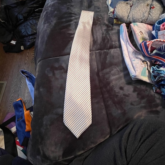 Stefano ricci blue white tie